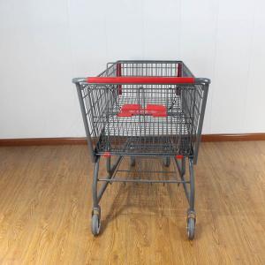 Buy cheap 180L General store Supermarket Trolleys American style Supermarket Shopping Trolley from wholesalers