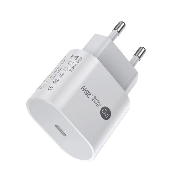 Buy cheap Factory Direct PD 25W GaN PD Wall Charger Adapter for Mobile Phone EU US Plug Travel Power Charger from wholesalers