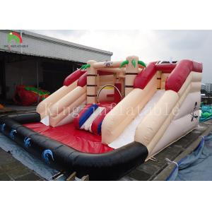 Buy cheap Coconut Tree 0.5m Pool Outdoor Inflatable Water Slide For Teenagers from wholesalers