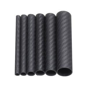 Roll Wrapped Carbon Fiber Tube 3K Twill Plain Glossy Matte