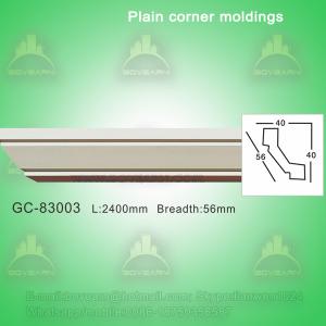 Buy cheap Green durable PU plain ceiling crown moulding from wholesalers