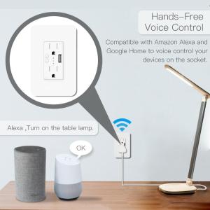 Buy cheap Wifi Electrical Outlet Works With Alexa & Google Assistant from wholesalers