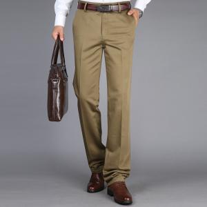Buy cheap Classic Straight Style Custom Fit Formal Pants for Men Plus Size and Cotton Fabric from wholesalers