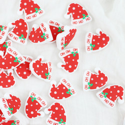 Buy cheap Christmas Hat Silicone Teething Bead Chewable BPA Free For Infant Baby from wholesalers