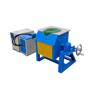 Buy cheap 110KW Tilting Crucible Aluminum Scrap Melting Furnace Medium Frequency from wholesalers