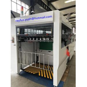 Automatic Lead Edge Flat Bed Die Punching Machine With Stripping Corrugated