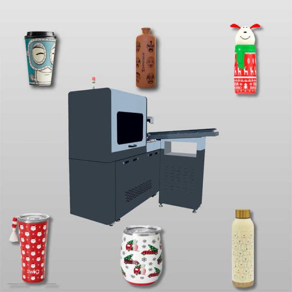 Buy cheap Efficiently Print On Cylinders Up To 300mm Diameter And 600mm Length With Our Advanced Cylinder UV Printer from wholesalers