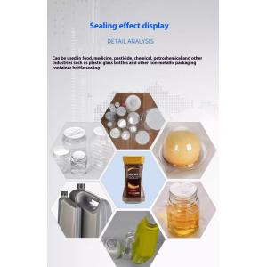 Fully Automatic Continuous Cans Glass Induction Aluminum Foil Sealing Machine