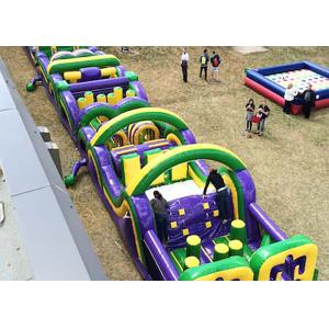 Buy cheap Radical Run Extreme Inflatable Obstacle Challenges , Inflatable Slide Run from wholesalers
