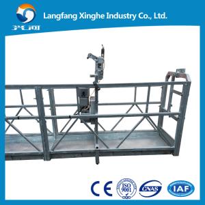 Buy cheap ZLP800 electric scaffolding , high rise roof suspended work platform , steel work gondola platform from wholesalers