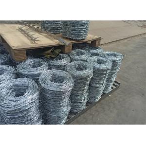 Buy cheap Hot Dipped Galvanized Barbed Wire Reverse Twist 20cm Aperture from wholesalers