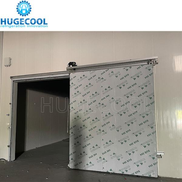 Buy cheap 2*2.5m Walk in Cooler Manual Sliding Door with Ramp and Safety Device Escape Lock from wholesalers