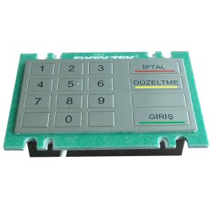 Buy cheap Rear Panel Mount Metal Numeric Vending Machine Keypad With USB Interface 4 by 4 keypad from wholesalers