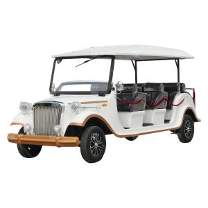 Buy cheap 72v 200ah Lithium Battery 5KW AC Motor Classic Retro Sightseeing Cart 11 Seater With DG Certification from wholesalers