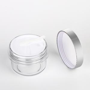 Buy cheap 50ml Empty Plastic Jars With Lids , Transparent Plastic Beauty Containers from wholesalers