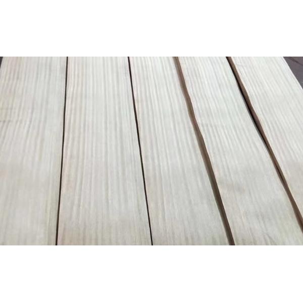 Quality Rubber Wood Veneer Width 9cm-35cm For Wall Decoration / Doors And Windows for sale