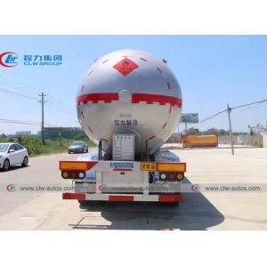 Buy cheap Q345R Q370R Q420R LPG Tanker Semi Truck Gas Tank Semi Trailer 61.9cbm 25T from wholesalers