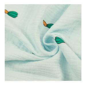 Reusable Washable Printed Muslin Fabric Soft Fabric Reactive Printed Sewing