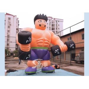 5m high cutom shape advertising inflatable fitness muscle man for GYM promotion