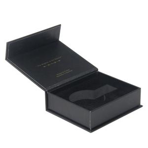 Buy cheap Custom Black Magnetic Closure Packaging Box For Perfume Packing from wholesalers