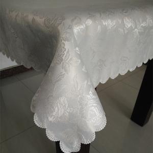 Buy cheap BSCI audit passed-New arrival-Luxuary 100% Polyester Jacquard tablecloth from wholesalers