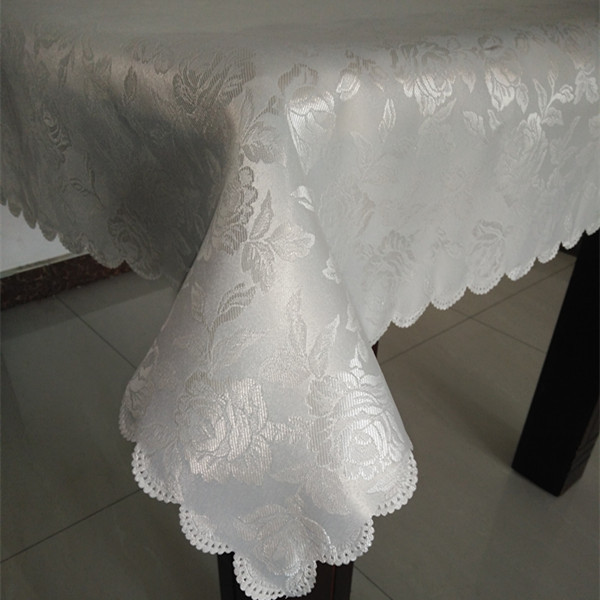 Buy cheap BSCI audit passed-New arrival-Luxuary 100% Polyester Jacquard tablecloth from wholesalers
