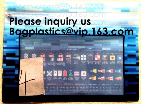 Quality Manufacturer Customized Transparent Pvc Office File Bag With Slider Zip, Zip lockk File Pocket,Zipper Lock File Bag for sale