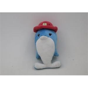 Buy cheap Stufffed Plush Sea Animal Toys Stuffed dolphin with hat dolphin in blue OEM ODM service product