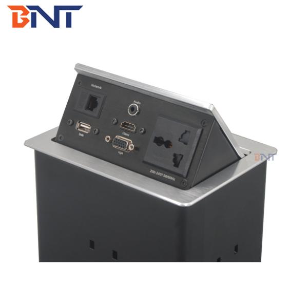 Conference solution drawing silver aluminum alloy desk power socket outlet