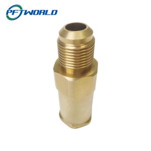 Buy cheap Precision CNC Brass Machining Accessories, Brass Injector, Gold from wholesalers