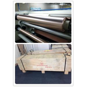 Buy cheap 3Inch / 6Inch Electrolytic HTE Copper Foil Roll 99.95% Purity from wholesalers