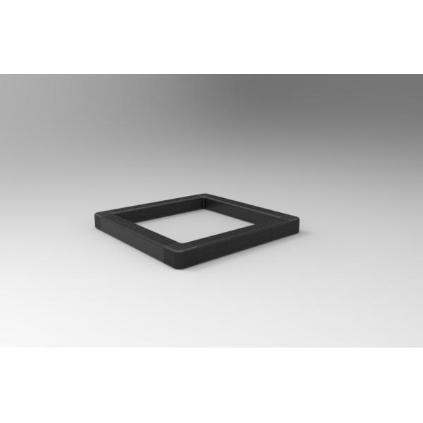 Buy cheap Rust Resistant Sole Cleaning Machine Accessories Square Aluminum Frame from wholesalers