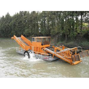 River Floating Weed Flower Harvesting Cleaning Boat Low Noise