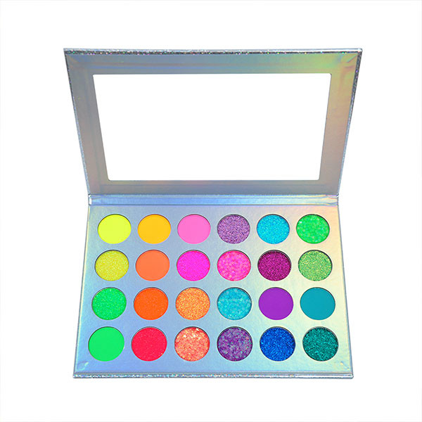 Quality Glitter Matte Shimmer UV Reaction Makeup Eyeshadow for sale