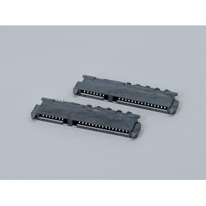 Buy cheap High-Speed SATA 22P IDC Female Pin Connector with Locating Peg, Phosphor Bronze Terminals & Gold G/F Plating | PCB Wire Cable Electronic Connector for Customization from wholesalers