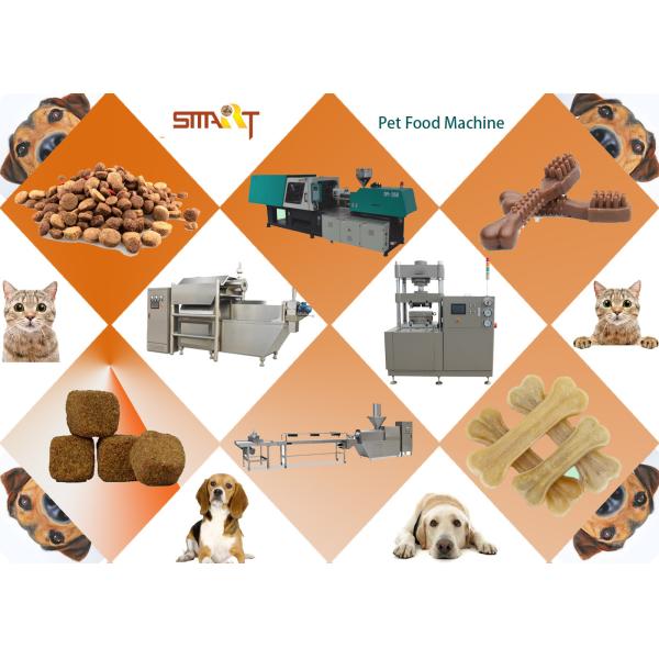 Buy cheap 1000kg/hr 70kw Dog Chews Extruding Machine For Making Kibbles from wholesalers