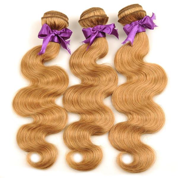 Quality Unprocessed Virgin Hair Extension #27 Body Wave Hair 3 Bundles With Closure for sale