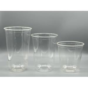 Buy cheap Disposable 20oz PLA Clear Cup With Lid Customized Logo Acceptable product