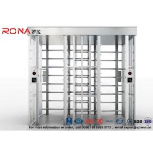 Buy cheap Double Lane Security Controlled Turnstile Security Gates Rapid Identification from wholesalers
