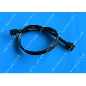 Buy cheap HD Mini SAS Cable With Sideband 0.8 Meter / 2.6ft Foldable Flexible 2 Pack from wholesalers