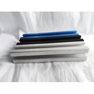 Buy cheap Custom Extruded Aluminum Profile , Black Silver Blue Anodized Extruded Aluminum Profile from wholesalers