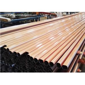 Buy cheap Rose Gold Aluminium Wardrobe Rail Tube , Extruded Aluminium Sections from wholesalers