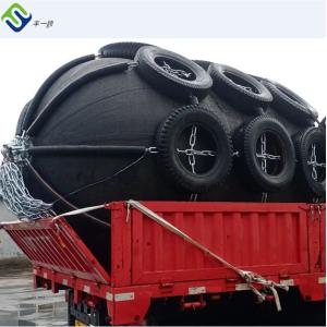Anti Collision Yokohama Ship Rubber Fender With Chain And Tyres