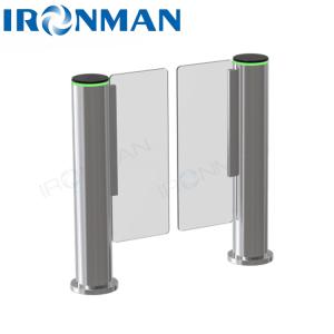 Buy cheap Swing Arm Flap Turnstile Barrier Gate Pedestrian Access Control System from wholesalers