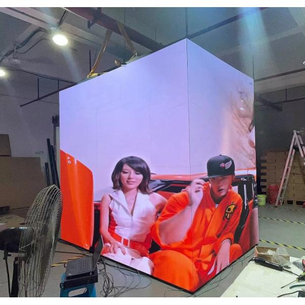 Buy cheap 640x480 Die Casting Cabinet Indoor P2.5RGB 4 Sides Big LED Screen 3840hz Advertising from wholesalers