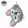 Buy cheap Grey Cat Custom Sew On Patches , Handmade Sew On Animal Patches Towel Material from wholesalers