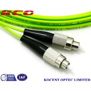 Buy cheap FC-FC OM5 Optical Fiber Patch Cable with 50/125 Multimode Fiber 0.35dB Insertion Loss and 60dB Return Loss from wholesalers