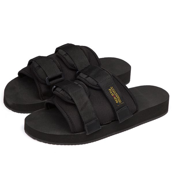 Buy cheap Custom Brand Men Summer Flip Flops With Plugged Canvas Upper from wholesalers