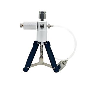 Buy cheap 60Bar Hand Held Pneumatic Calibration Pump Clean Air Pressure Pump from wholesalers