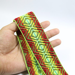 Retro Striped Jacquard Ribbon for Garment Underwear Waistband Vintage Jacquard